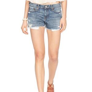 POLO Ralph Lauren "Crosby Short" Women's Size 25  Distressed Blue Denim Shorts